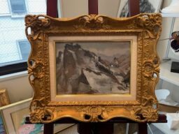 金山平三　雪山(忘れられた巨匠）