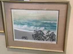 横山大観　春風萬里の波