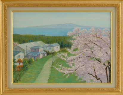 中野淳 海と桜